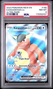 2023 Pokemon Mew En-151 #190 Kangaskhan Ex Ultra Rare PSA 8 - Bild 1 von 2