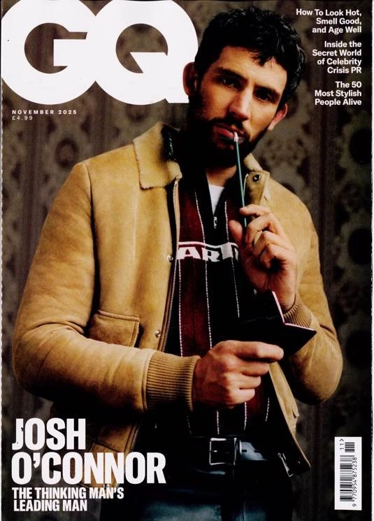 GQ MAGAZINE NOVEMBER 2025 ~ JOSH O'CONNOR ~ NEW ~ - Image 1 of 1