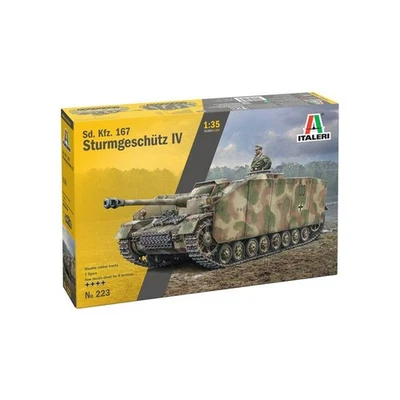 Modellino Char Sd. Kfz. 167 Carroarmato IV ITALERI 223 1:3 5 Pro - Immagine 1 di 4