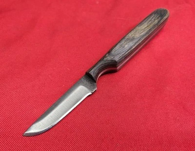 OBO! Vintage ANZA USA File Knife Handmade With Leather Sheath Razor Sharp EDC - Image 1 of 4