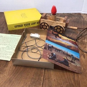Vintage Covered Wagon Lamp Kit - Picture 1 of 6