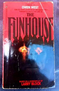 THE FUNHOUSE Owen West Larry Block 1980 seltenes Horror Taschenbuch Erstdruck Jove - Bild 1 von 2