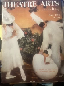 THEATRE ARTS MAGAZINE  IN ITALY * MAY 1955 *MAXINE NEWMAN OF B.H. ESTATE - Picture 1 of 1