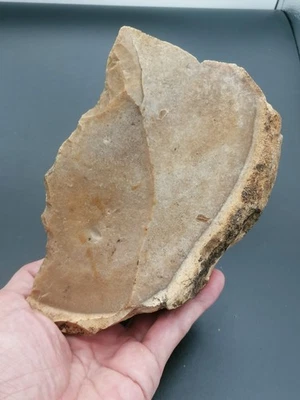 Lower Paleolithic Dordogne France Large 631g Acheulean backed knife in flint - Image 1 of 4