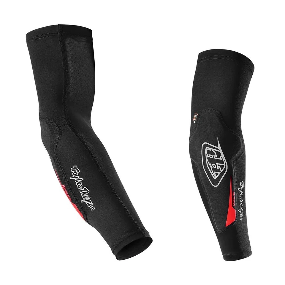Troy Lee Designs Youth Speed 纯黑色肘袖-大号 — 第 1/1 张图片