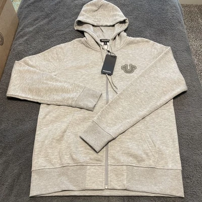 True Religion Core Cremallera Completa Sudadera con Capucha Chaqueta Polar Para Hombre Grande Clásica Buda Nueva con Etiquetas Foto 1 de 4