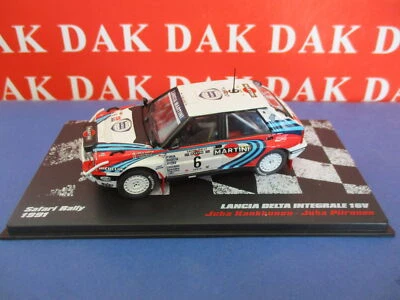 Die cast 1/43 Modellino Auto Lancia Delta Int. 16V Rally Safari 1991 J.Kankkunen - Immagine 1 di 4