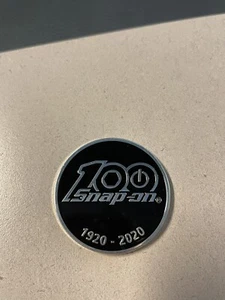 Black Snap-on Tools 100th Anniversary Challenge Coin with case - Picture 1 of 3