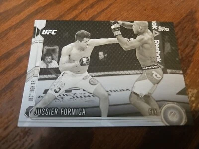 2015 Topps UFC Chronicles Black and White Parallel Card #028/188 Jussier Formiga - Image 1 of 3
