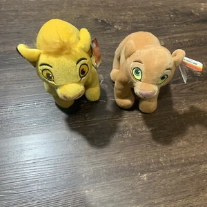 Disney Lion King Simba &Nala Stuffed Plush Toys NWT - Picture 1 of 4