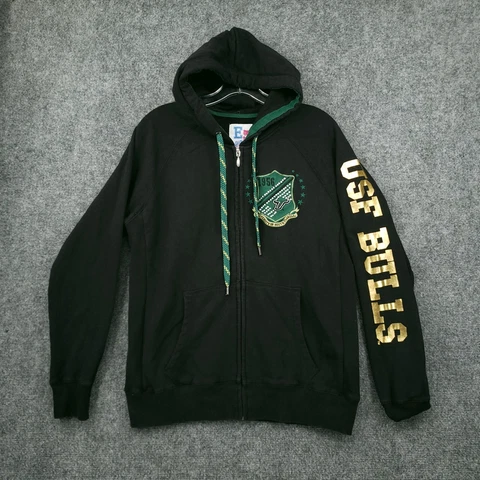 South Florida Bulls Jacket Womens Black Full Zip Long Sleeves NCAA Football Cover