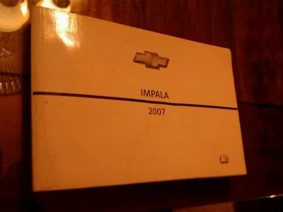 2007 Chevrolet Impala Owners Manual User Guide booklet fuse oil engine info - Image 1 of 4