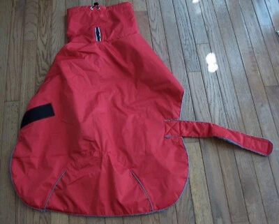 灰狗冬季外套,鞭子外套带垫羊毛衬里红色/灰色 XL 码 — 第 1/4 张图片