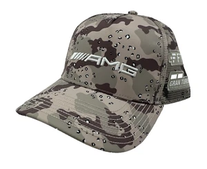 Lewis Hamilton Mercedes AMG F1 Hat Cap USA Desert Camo NWD - Picture 1 of 11