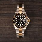 Rolex Submariner 126613ln Silver And Gold Oyster Bracelet With Black Bezel