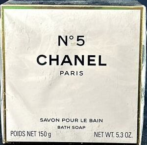 CHANEL No 5 Perfumed Bath Soap 5.3 oz Made In France New Sealed