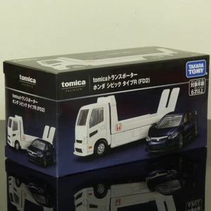 UK Stock - Tomica Premium Honda Transporter & Civic Type R FD2 Purple SEALED - Picture 1 of 6