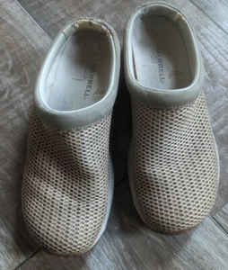 Merrell Orth Lite Mesh Mocs Beige Women's 7.5 - Picture 1 of 4