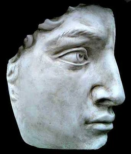 Máscara de escultura renacentista italiana de David, Miguel Ángel, hecha en Sydney. 40 cm - Imagen 1 de 1