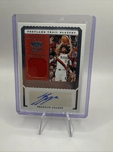 Maglia 2023-24 Panini Crown Royale Kings Court /99 Shaedon Sharpe #KCJ-SHP Auto - Foto 1 di 7