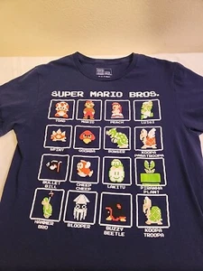 Super Mario Bros. Nintendo Game System Graphic T-Shirt TEEN  Size MED - Picture 1 of 5