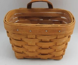Cesta Longaberger 5,75" X 3,75" X 3,75" con percha 1994 - Imagen 1 de 3