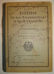 leitfaden reichs marine pre war 1934 - Picture 1 of 4