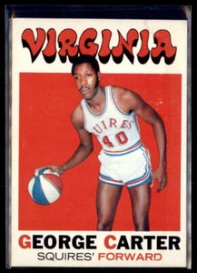 1971-72 Topps Basketball George Carter Virginia Squires #205 - Bild 1 von 2
