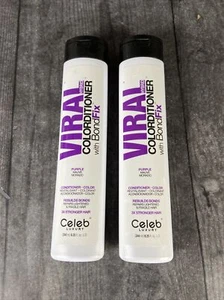 NEW 2 Pack Celeb Luxury Viral Hybrid Purple Haircolor Conditioner 8.25 oz - Picture 1 of 2