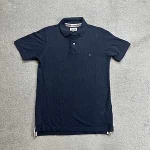 TOMMY HILFIGER Herren Poloshirt Polohemd Gr. M Polo Classic Logo 27112 Blau - Bild 1 von 8