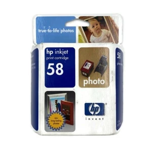HP 58 Inkjet Print Cartridge Photo Genuine Sealed C6658AN Install Before 06/2004 - Picture 1 of 5