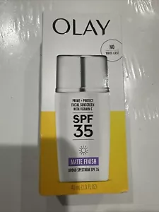Olay Prime + Protect Facial Sunscreen Matte Finish Vitamin C SPF 35 EXP 11/2025 - Picture 1 of 4