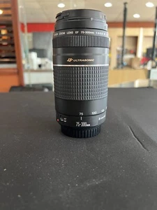 Canon EF 75-300mm f/4-5.6 III USM Lens Black, New - Picture 1 of 3