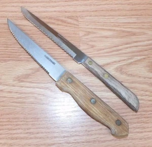 Cuchillo de acero inoxidable dentado genuino Town & Country/Farberware de elección - Imagen 1 de 15