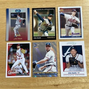 Lote de 6 tarjetas de béisbol John Smoltz Cardinals Braves Topps Prism Leaf Limited Etc - Imagen 1 de 1