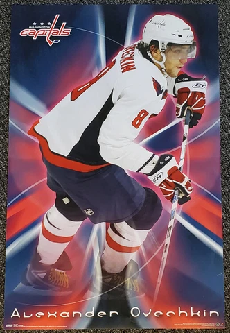 ALEX OVECHKIN 2007 Washington Capitals Vintage Original 22x34 POSTER Cover