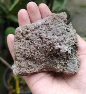 ¡¡¡INCREÍBLE!!! 198GR Uva Áspera Ágata Manakara Cristal Sanación y Meditación - Imagen 1 de 6