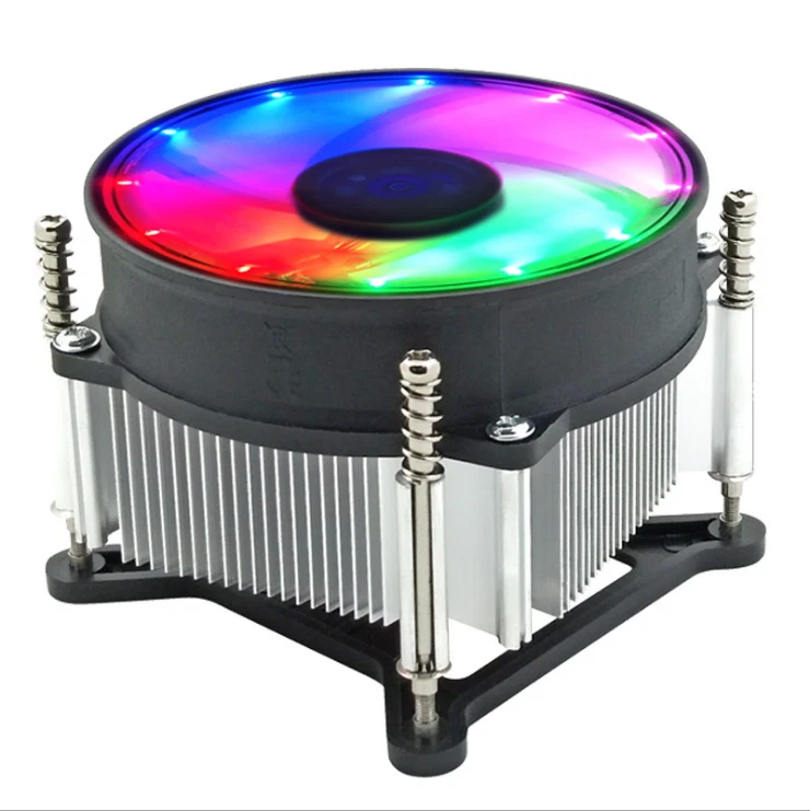 L@@K CPU Heatsink Fan Cooler 4 intel LGA1150 1151 1155 1156 1200 RGB w/BACKPLATE - Image 1 of 1