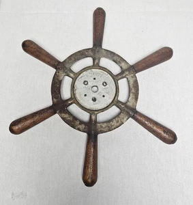 Volante Waterwitch Vintage 12" Mediados 1900 Náutico Marítimo Yate Barco - Imagen 1 de 2