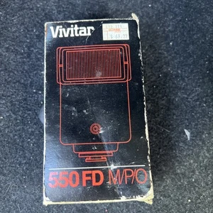 Vivitar 550 FD c/r Dedicated Electronic Flash Unit For Nikon-VA4 - Picture 1 of 5