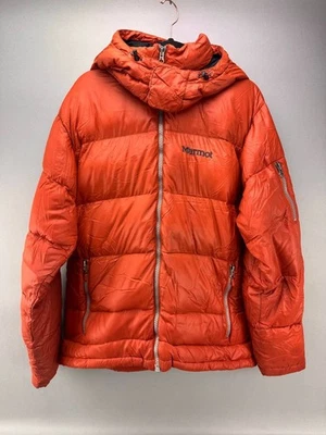 MARMOT Mens Orange Stockholm Full Zip Hooded Jacket Size L *READ* - Image 1 of 4