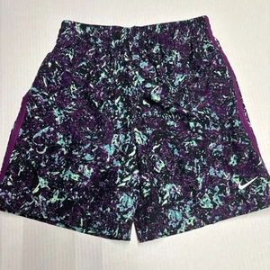 Nike Dri-Fit Shorts Youth Kids Boys SZ M Purple Black Blue FV0275-503 NWT - Picture 1 of 7