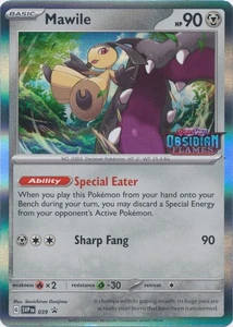 Tarjeta Pokémon promocional Mawile SVP039 SVP 039 Obsidian Flames casi nueva - Imagen 1 de 1