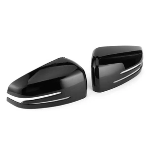 ‘2pcs Side Rearview Mirror Cover Decorative Trim Cap Fit For A B C - Picture 1 of 13