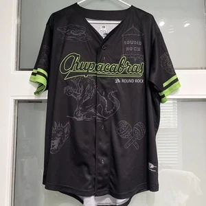 Round Rock Express Chupacabras 24 Baseball Large Trikot Shirt Knopfleiste Neu - Bild 1 von 7