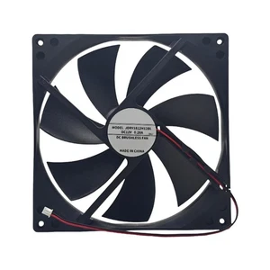 Slim 180mm 12V Exhaust Fan Double Ball Bearing 53CFM Airflow XH2.54 2Pin For - Afbeelding 1 van 8