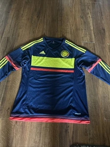 Adidas Columbia National Football Team Navy Langarm Fußball Trikot Large🔥🔥 - Bild 1 von 10