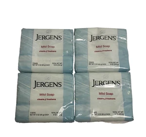 Jergens milde Seife 3 Unzen Riegel 3 pro Packung 12 Riegel insgesamt versiegelt - Bild 1 von 7