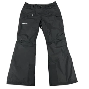 Patagonia Pants Womens Medium Black H2No Insulated Snow Ski Waterproof Outdoor - Picture 1 of 13