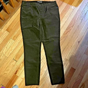 Lands' End Cord Pull On Skinny Hose Gummibund Gr. 18 dunkelbraun - Bild 1 von 2